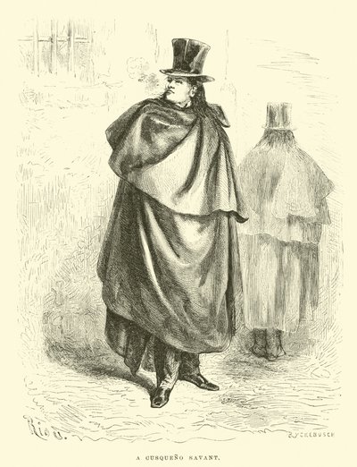 A Cusqueno savant by Edouard Riou